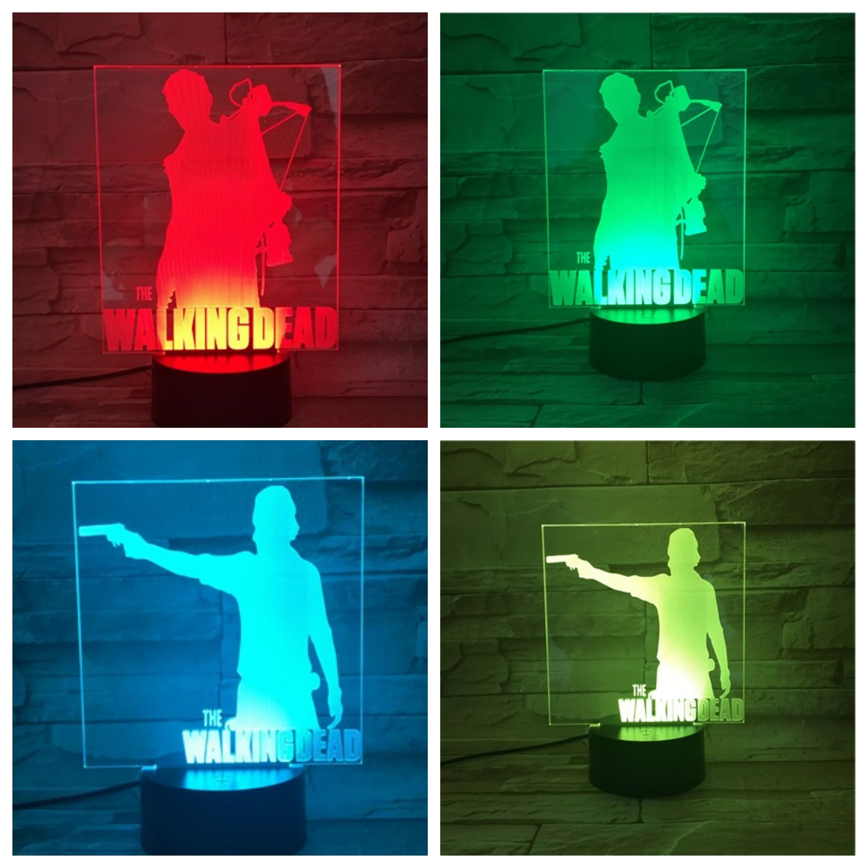 

Movie The Walking Dead LED Night Light USB Touch Sensor Room Decorative Lamp Birthday Holiday Festival Gift Table Lamp Bedroom