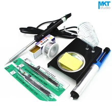 1 компл. 8 в 1 50 Вт Электропаяльники компактный Инструменты комплект набор случая станция для DIY