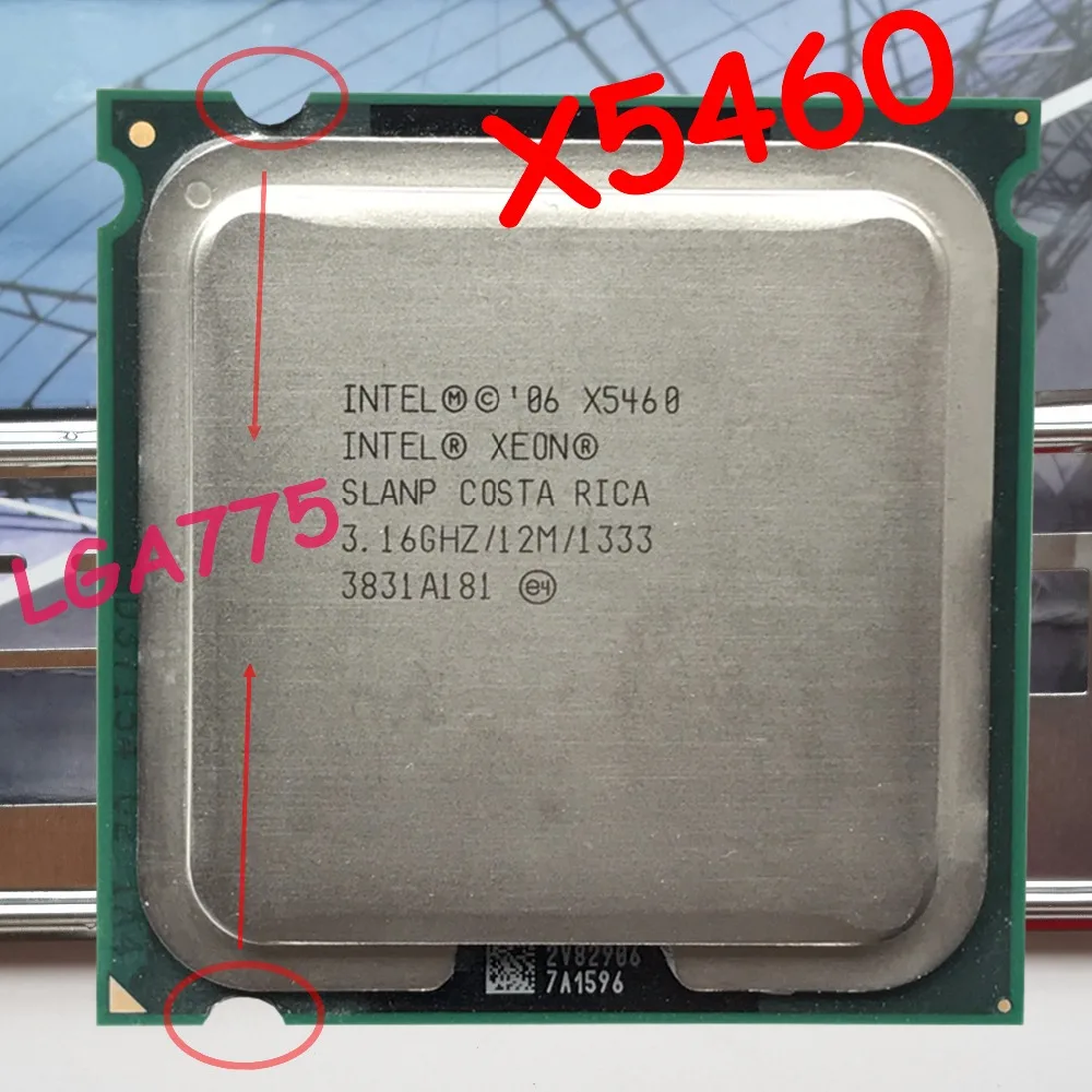 Оригинальный процессор Intel xeon X5460 (3 16 ГГц/12 МБ/1333) близок к процессору LGA775 Q9650