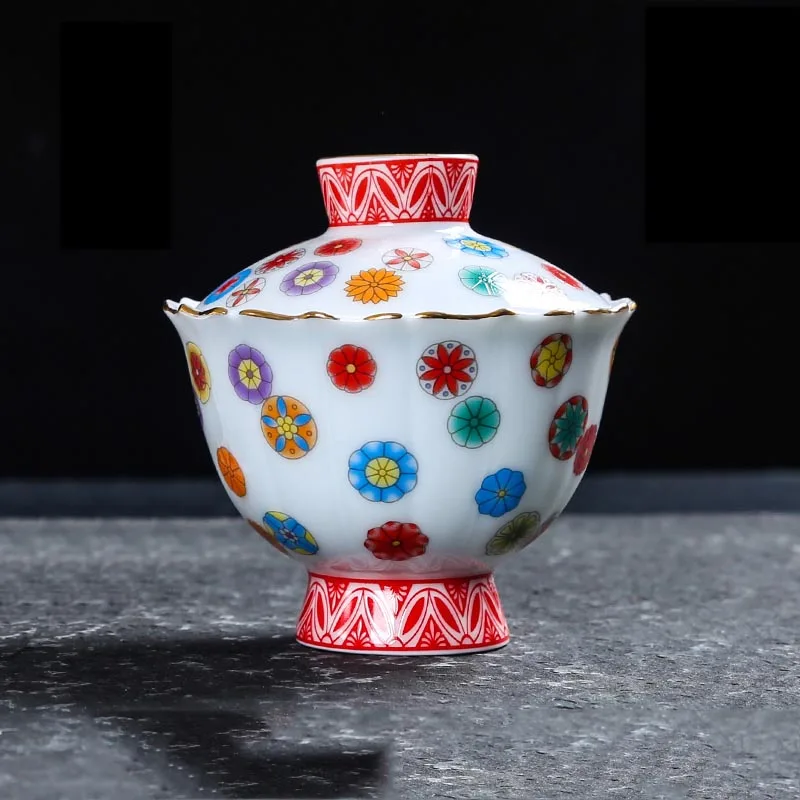 Китайский Стиль Керамика Gaiwan Jingdezhen синий и белый фарфор Посуда для напитков офисные Чай церемонии Чай Чаши Чай горшок отправлен друг подарок