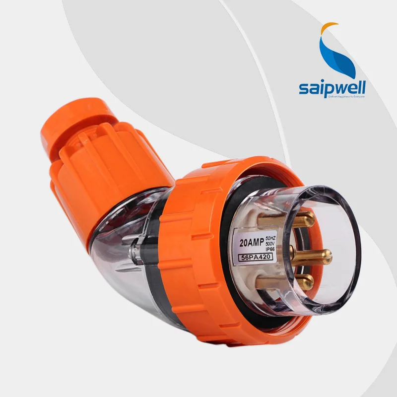 

56PA420 Australian type Waterproof Plug Waterproof and Dustproof Plug Bendding 4P Cable Plug