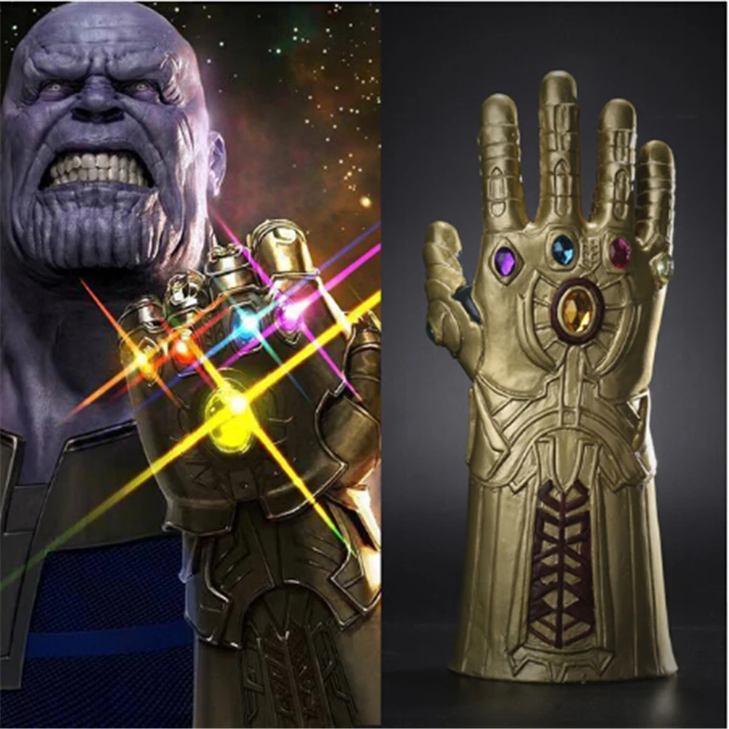 Мстители: marvel Бесконечная война танос фигурку Косплэй Бесконечность Gauntlet полный