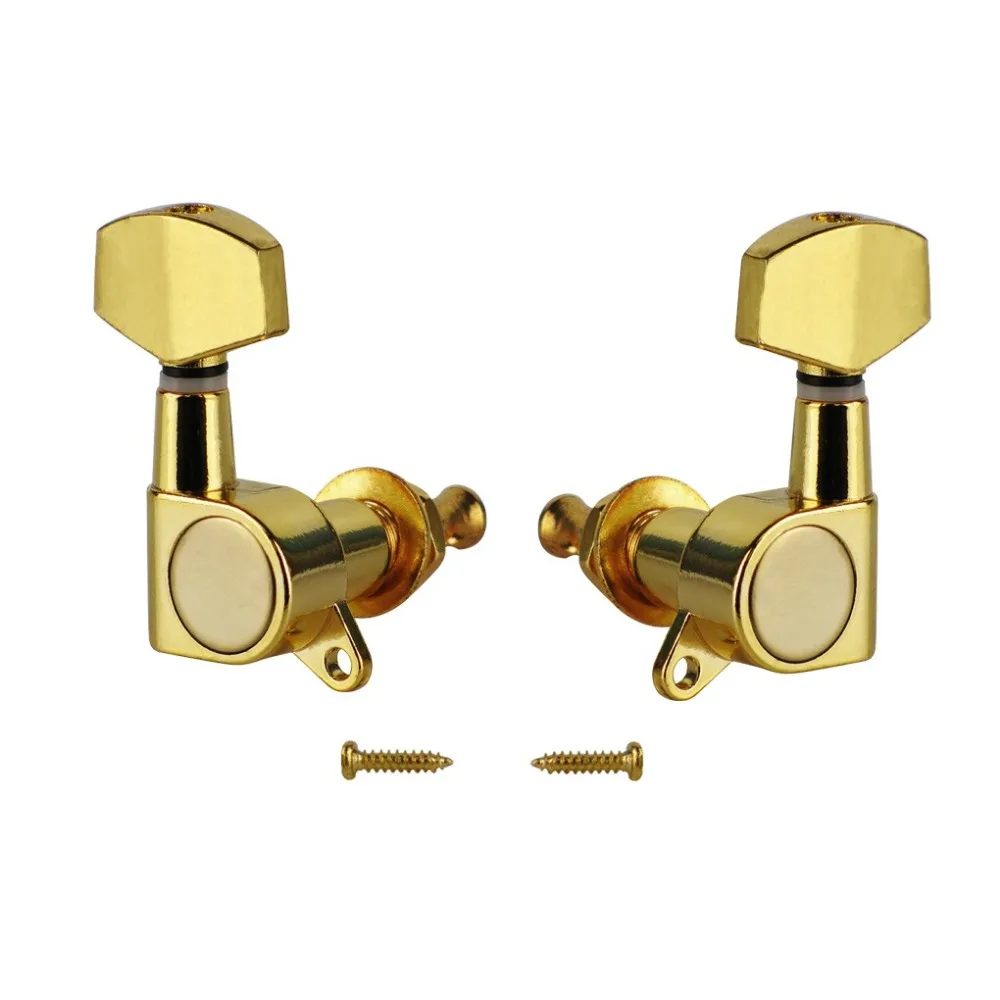 Buy 2PCS Sealed Acoustic Guitar Tuning Keys Pegs Gold