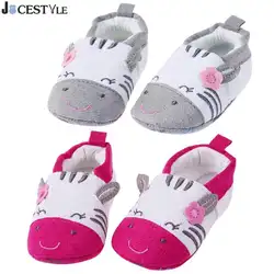 JOCESTYLE новорожденных Для маленьких мальчиков и девочек обувь для новорожденных малышей мягкие детские хлопок первые ходоки детская обувь