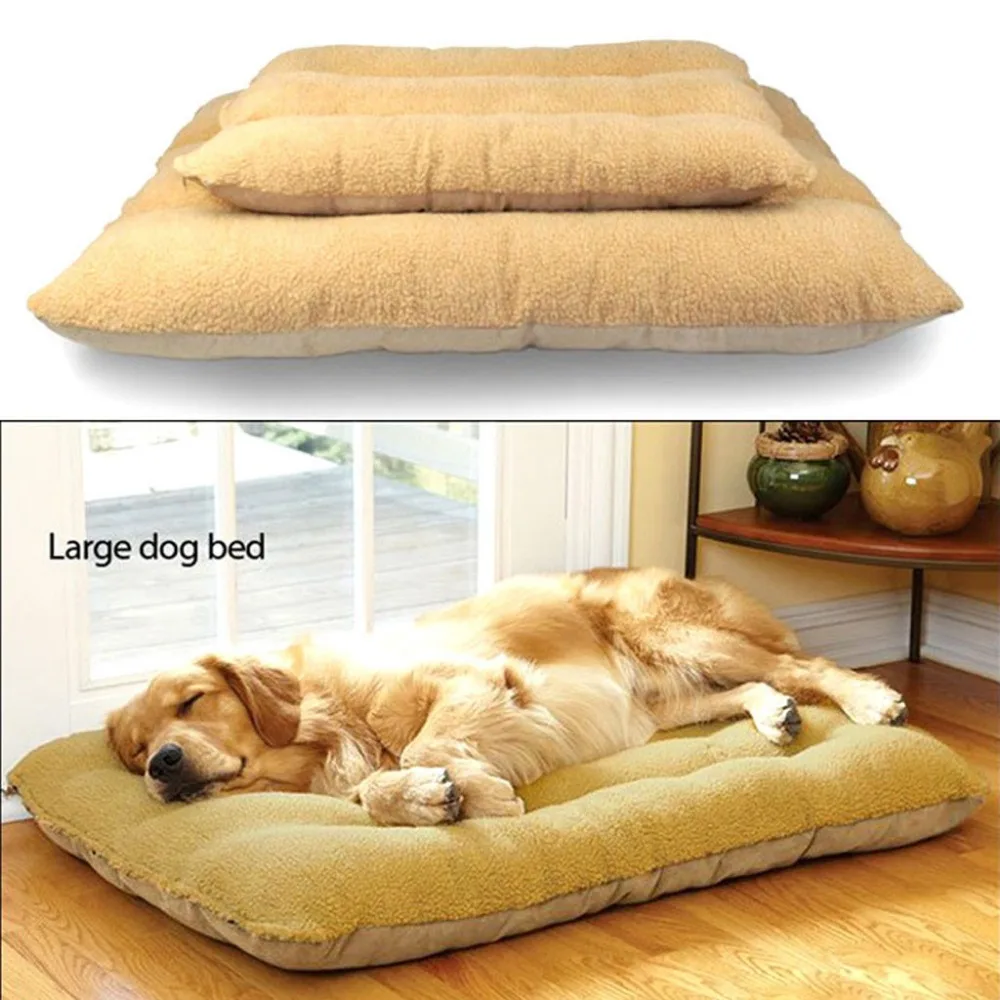 New Large Warm Soft Pet Dog Kennel Cat Puppy Bed Mat Pad