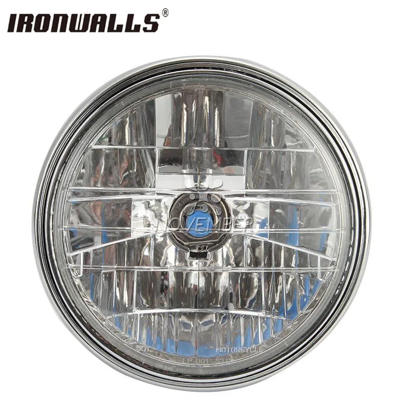 Buy Ironwalls 7" Motorcycle Headlight Halogen Bulb 12V
