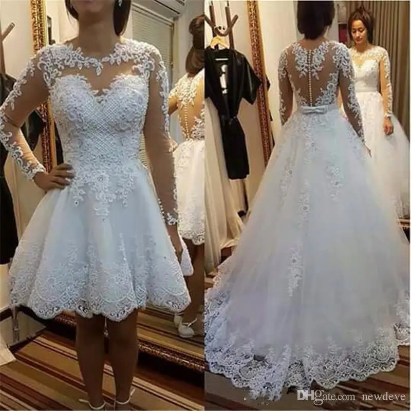 sheer-long-sleeve-2018-wedding-dresses-detachable-skirt-vestido-de-noiva-illusion-lace-appliques-bridal-gowns
