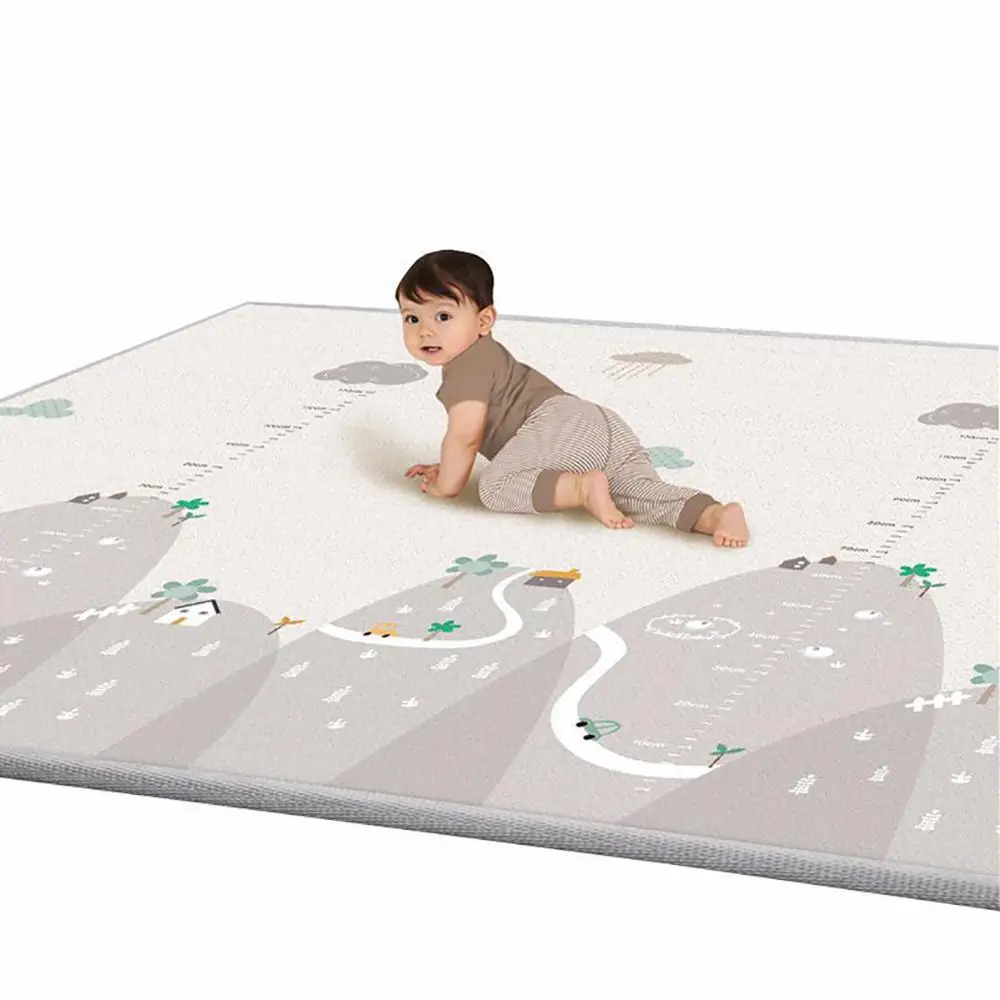 200x180x1cm Baby Toddler Crawl Mat Reversible Waterproof Non-Slip Floor
Playmat Carpet Rug Game Blanket Shatter-resistant Pad