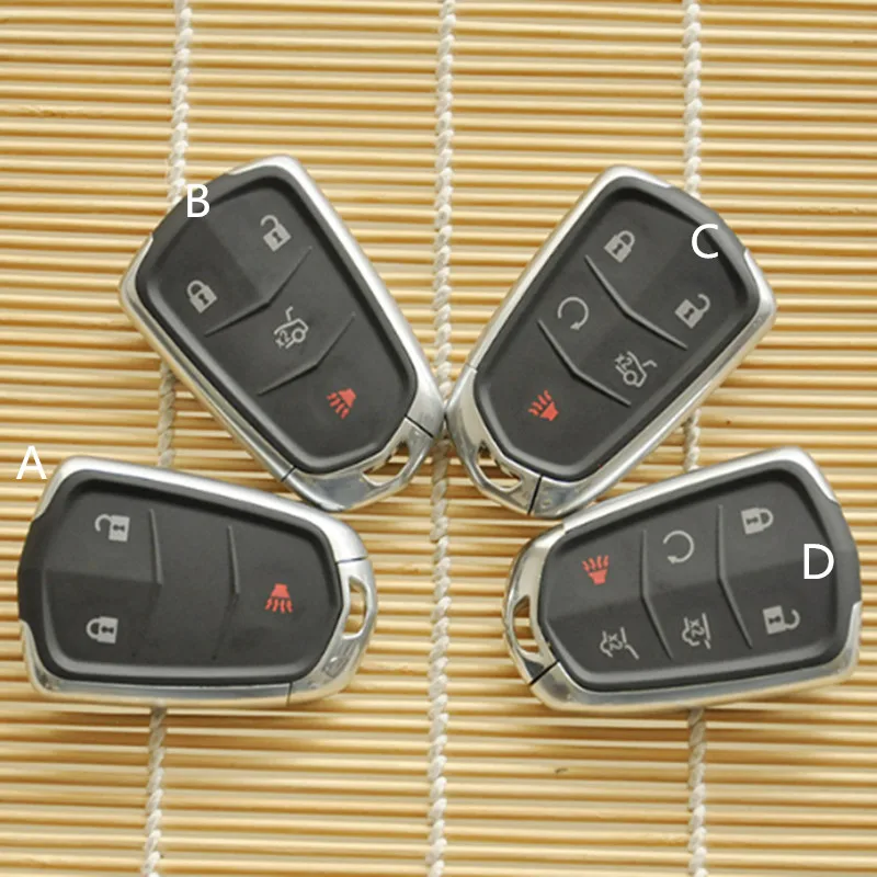 

DAKATU 3/4/5/6 Button Smart Remote Car Key Shell Case For Cadillac XTS SRX CTS SLS ATSL XT5 CT6 ATS-LXTS Keyless Entry Fob Key