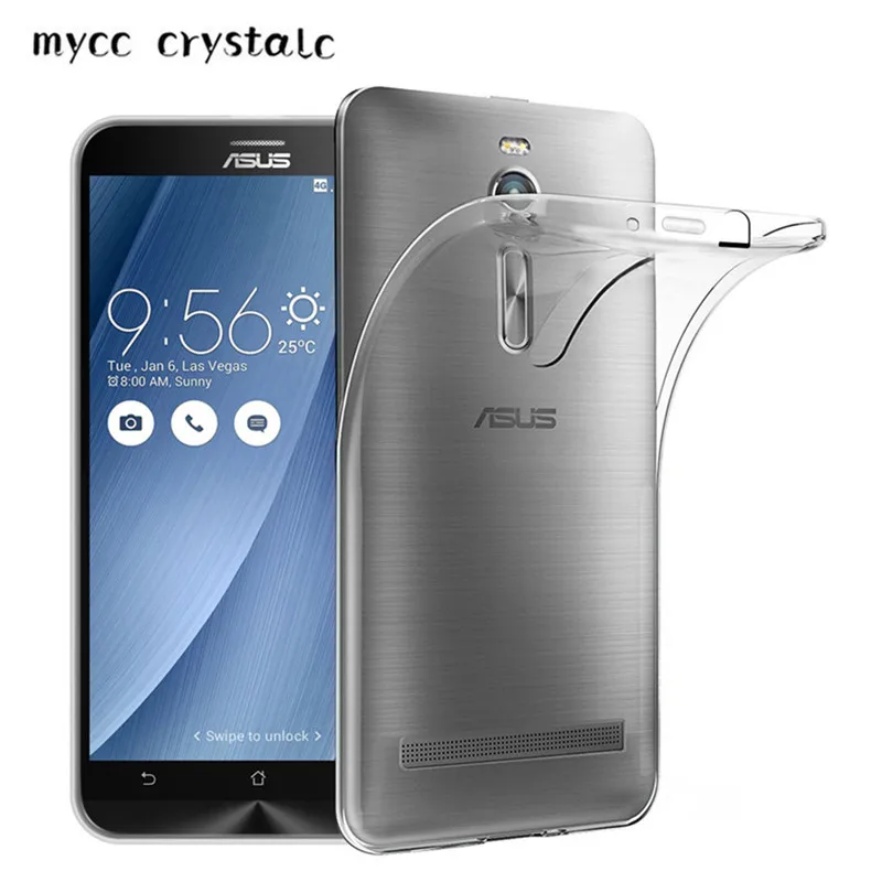 

For Asus Zenfone 2 Deluxe ZE551ML / ZE550ML 5.5 inch Bumper Case Ultra Thin Transparent Nature TPU Soft Case Phone Back Cover