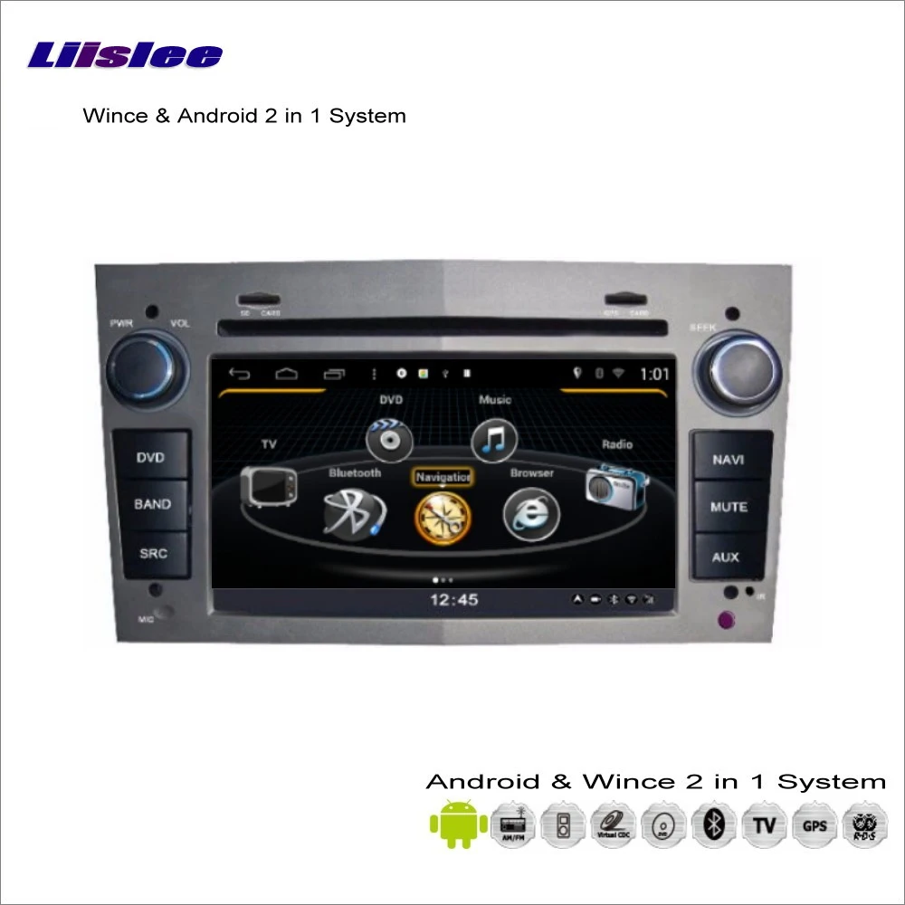 Top Liislee Car Android Multimedia For Opel Corsa / Zafira 2006~2011 Radio DVD Player BT GPS Map Navi Navigation Video Stereo System 3