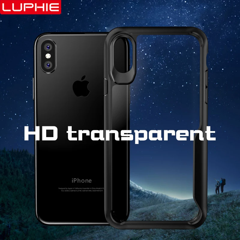 Противоударный защитный чехол для iPhone XR XS 8 7 Plus прозрачный из ТПУ 6 6S 5 Max роскошный