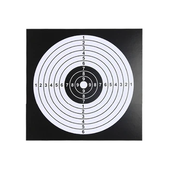 

100Pcs WST Shooting Target Sheet for Outdoor Airsoft Hunting Shooting Training Aim Target Paper Support Paintball Accessories