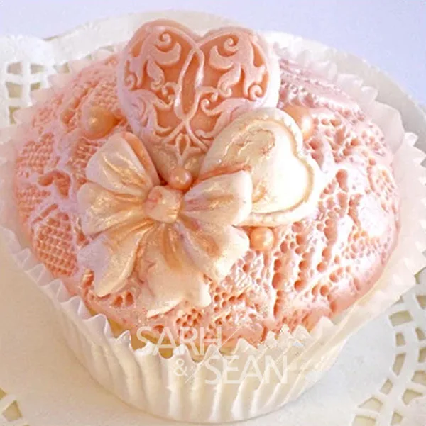 

M0816 Fabric flowers lace line fondant cake mold chocolate mold for the kitchen baking Silicone Sugar Decoration Cake Tool