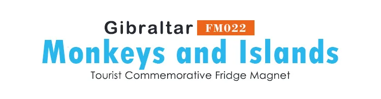 Магнит на холодильник для путешествий в Gibraltar, сувенир для детей, наклейки из смолы для туризма на холодильник, магнитная декоративная фигурка для дома