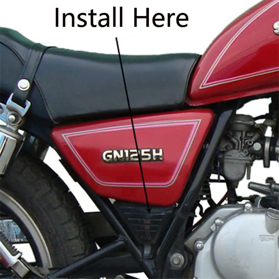 Yecnecty для Suzuki GN125 GS125 HJ125K HJ125 7 EN125 запчасти мотоцикла ABS боковая крышка ящик