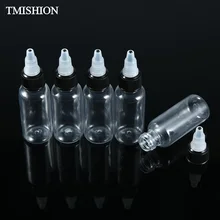 10 шт. 30 мл пластиковые пигментные чернила для татуировки, прозрачные пустые чернила для микроблейдинга бровей, держатель, белая крышка, аксессуары для татуировки, принадлежности