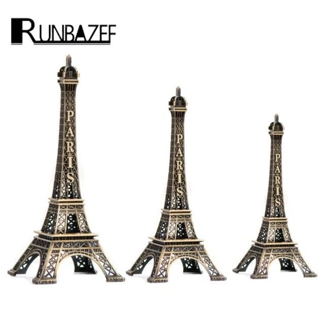 Runbazef Paris Style Eiffel Tower Home Decor Decoration Accessories Runbazef Paris Style Eiffel Tower Home Decor Decoration Accessories Artesanato Miniaturas Kawaii Craft Figurine