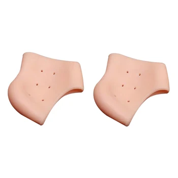 

2019 1 Pair Silicone Heel Foot Pain Arch Support Ankle Brace Heel Warm Protector Foot Healthy Care Brand New