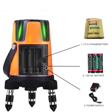 3 линии 4 точки лазерный уровень самонивелирующийся 360 горизонтальный вертикальный крест супер зеленый луч slash функциональная линия лазера