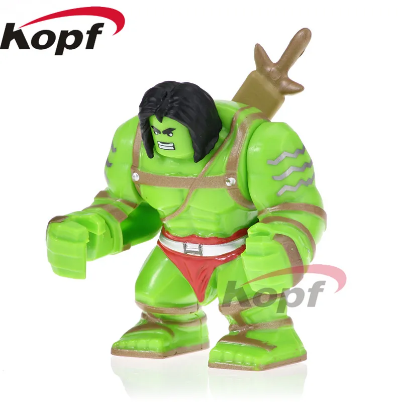 

Super Heroes Single Sale 7CM Big Size Son of Hulk Figures Clayface Vennom Scorpion Building Blocks Children Gift Toys PG1801