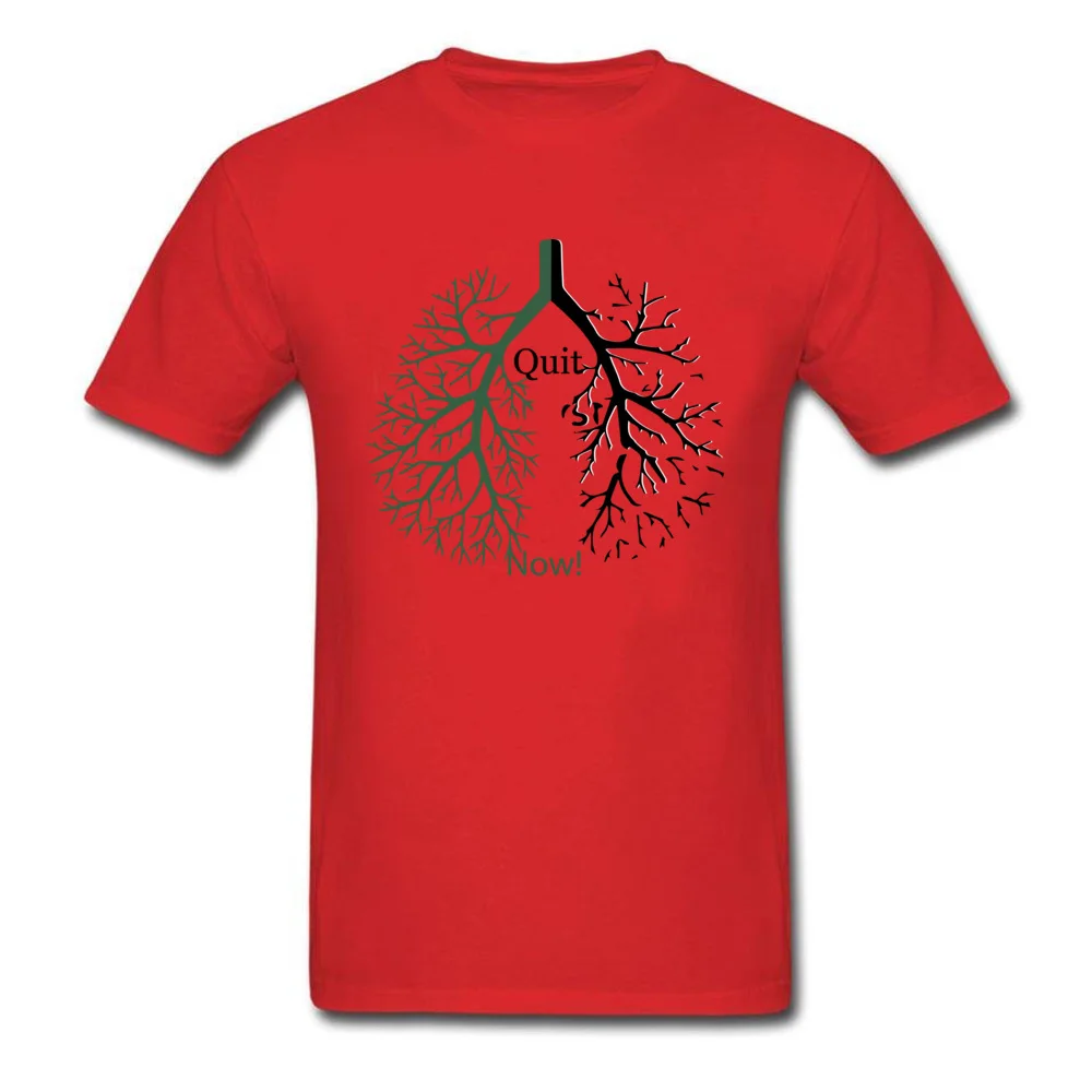 Quit Now Casual Short Sleeve Tops Shirt April FOOL DAY Round Neck All Cotton Mens T Shirts Casual Sweatshirts Hot Sale Quit Now red