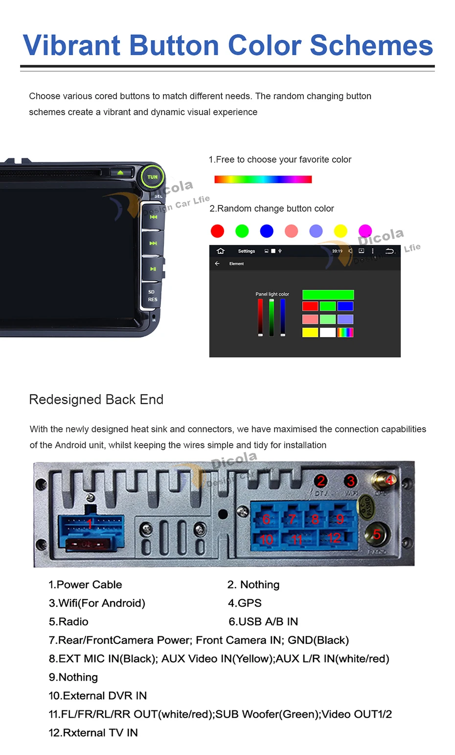 Clearance Android 9.1 Quad Core 2GB Car DVD GPS Navigation Player Car Stereo for Alfa Romeo Spider 2006 Radio headunit Bluetooth WIFI 13
