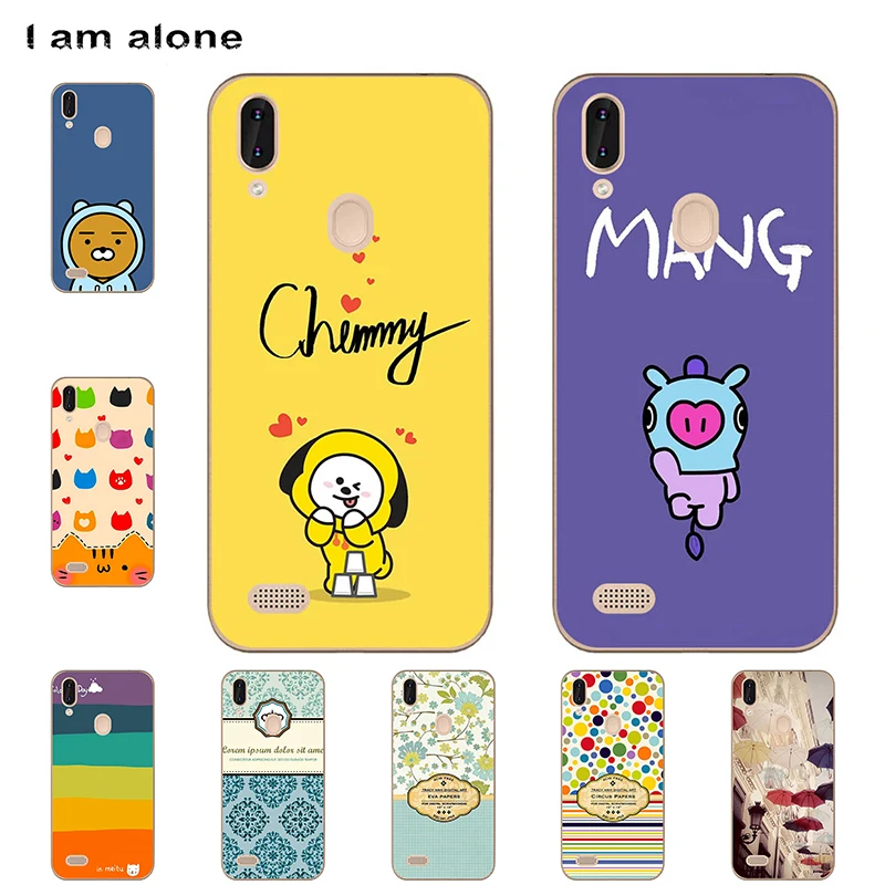 Сумки для телефона I am alone Leagoo M11 2018 6 18 дюймов Мягкий ТПУ мобильный модный принт с