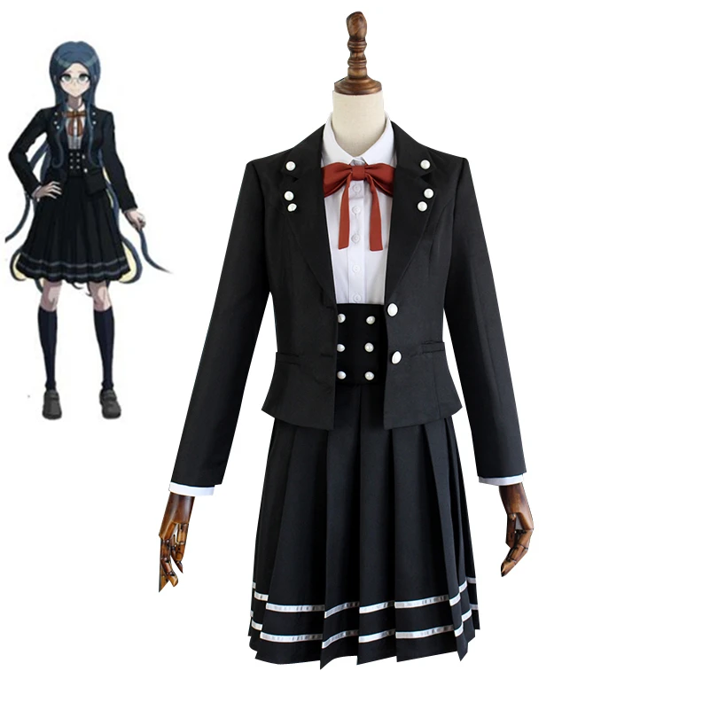 Аниме Danganronpa V3 Shirogane Tsumugi Оригинальная версия униформа косплей костюм для женщин