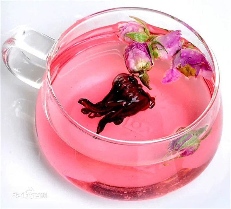 100 PCS / bag Roselle Ilibiscus Roselle Juice Tea Hibiscus Sabdariffa Maintain Beauty And Keep Young Bonsai Garden Flower Plant