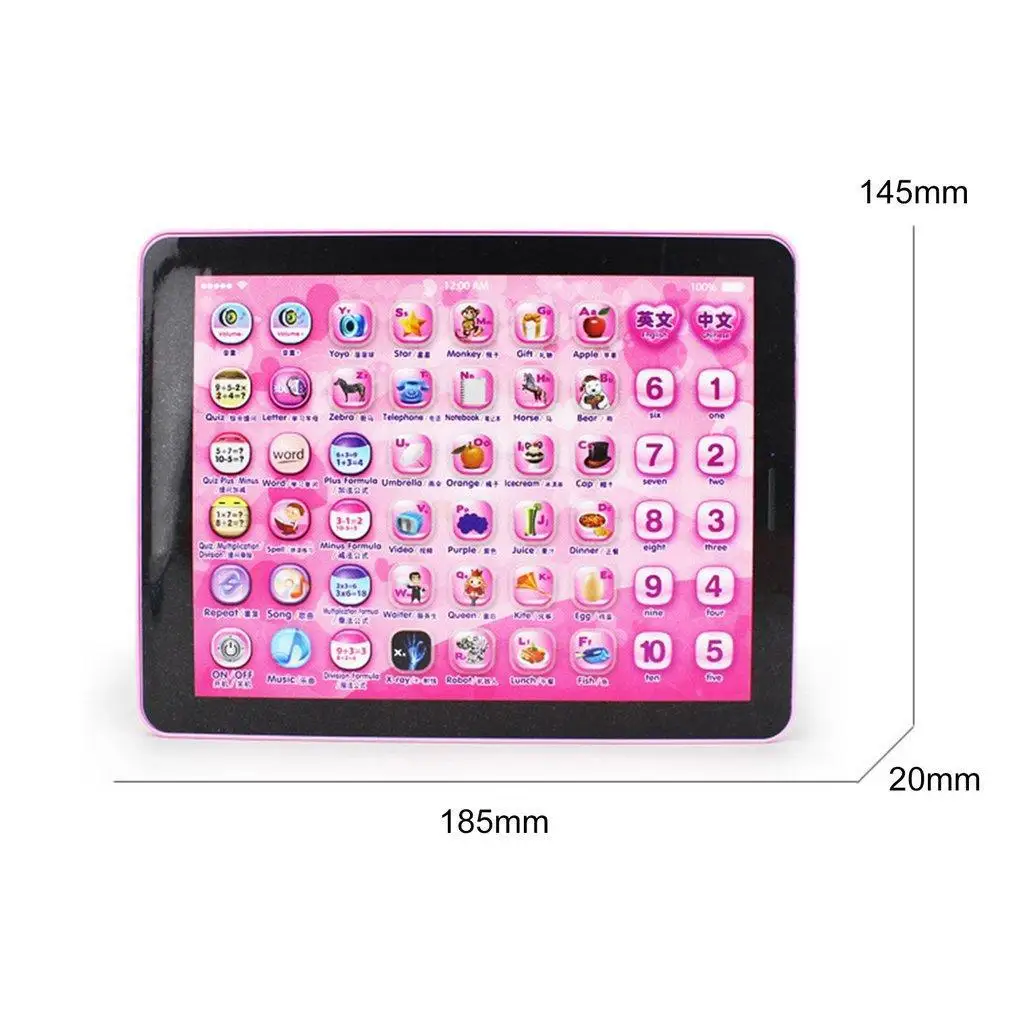 

1PC Computer Learning Education Machine Tablet Toy For Kids Chrismas GiftTouch Tablet Learning Machine Early Education Reading