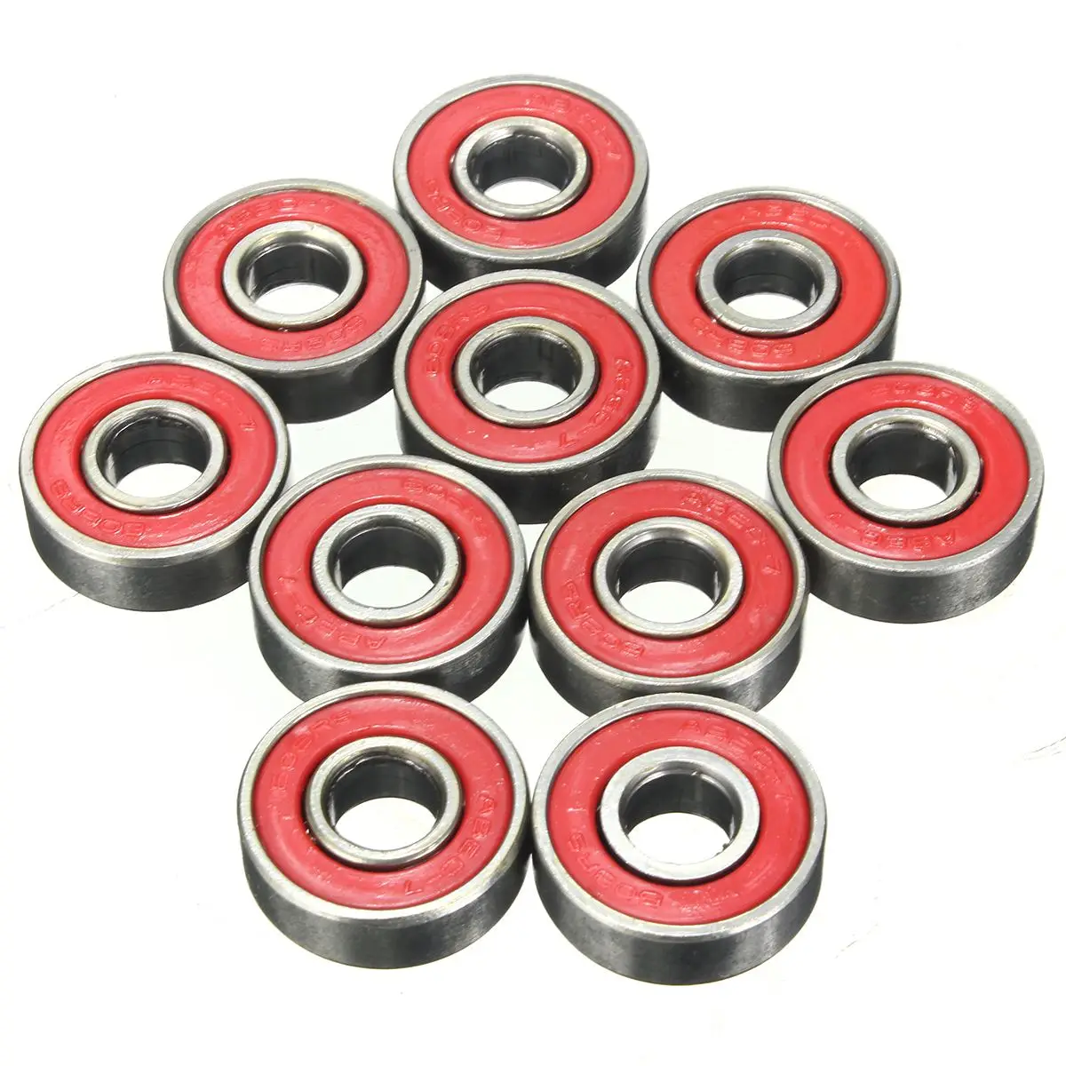 10x ABEC 5 608 2RS Inline Roller Skate Wheel Bearing Anti rust