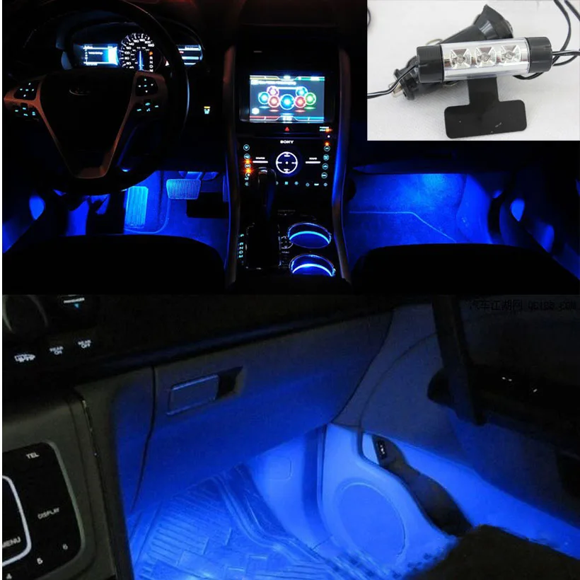 Auto onderdelen 4 in1 Zolen Omgevingslicht Auto LED sfeerverlichting ... Auto onderdelen 4 in1 Zolen Omgevingslicht Auto LED sfeerverlichting ...