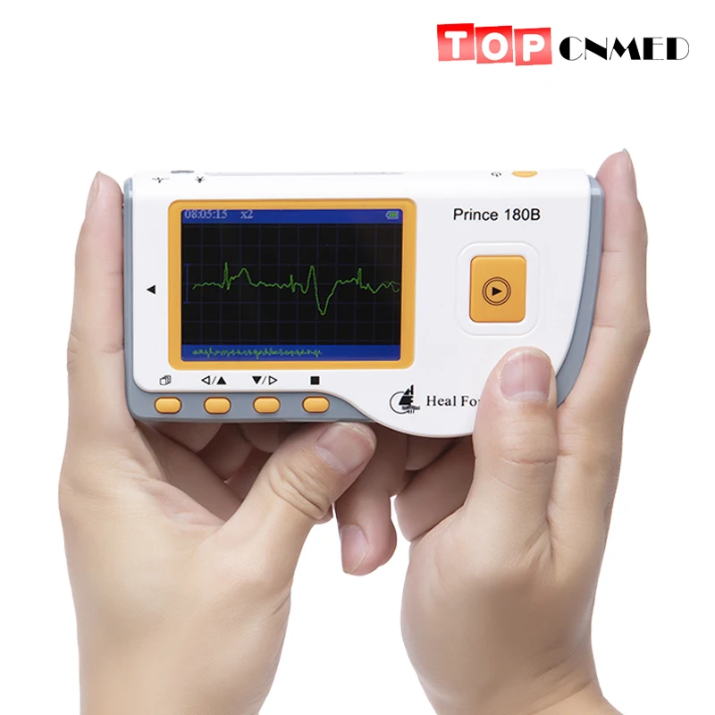 

Handheld Easy ECG Monitor Home Use Healthcare + PC Software