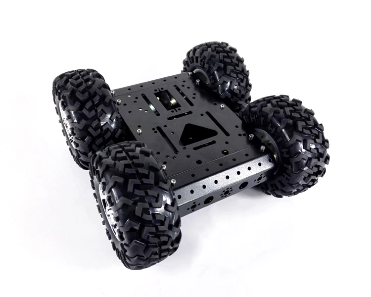 

C400 4WD Car.Stainless Steel Frame .Powerful Motor.Big Wheel .For DIY Fans .Toy car.Robot Study .Owi.Free Shipping
