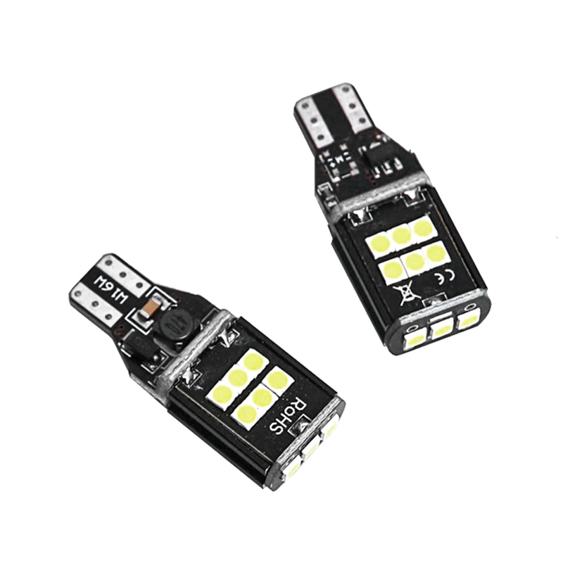 2 шт. Автомобильные светодиодные лампы Canbus T15 W16W для BMW E60 E90 Toyota Corolla Camry Prado Volkswagen VW