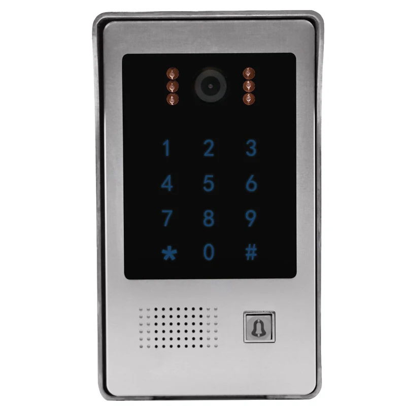 

Free Shipping 800TVL HD Code Keypad RFID Unlock Doorbell Outdoor Camera Waterproof Metal Material for Video Intercom System