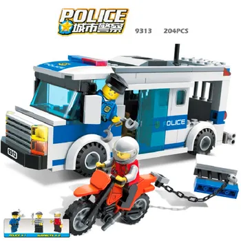 

8 Style Police Station Model Building Blocks Playmobil Blocks DIY Bricks Educational Toys Compatible With Police