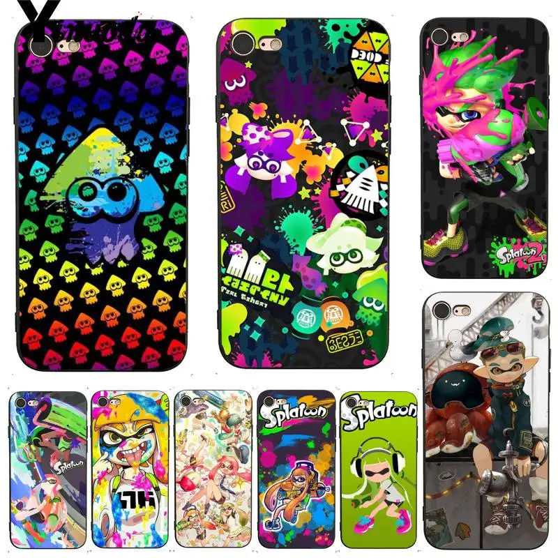 

Yinuoda For iphone 7 6 X Case Cute Hot Splatoon Art Pattern Best Coque Shell Phone Case for iPhone 7 6 X 8 6s Plus 5 5S XS XR