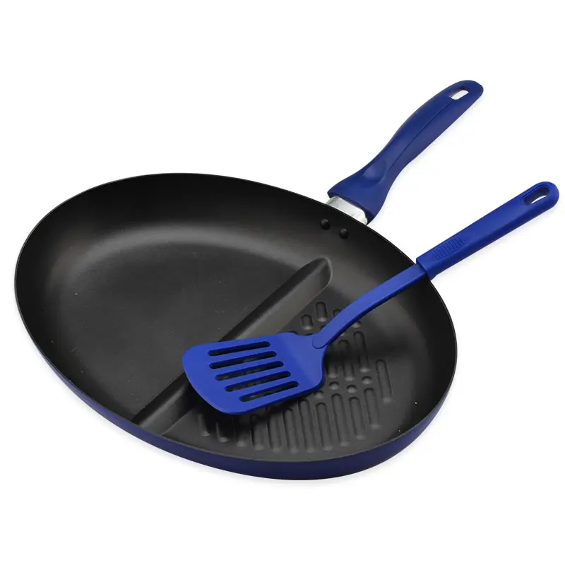 Buy Aluminium Nonstick Frying Pan with Slotted Spatula