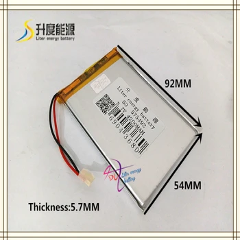 

3.7V 4200mAh 575492 Polymer lithium ion / Li-ion battery for POWER BANK tablet pc dvr GPS cell phone MP4 SPEAKER