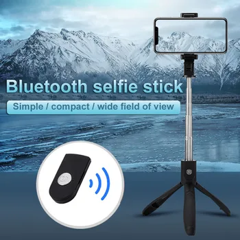 

Handheld Extendable Tripod Monopod Phone Selfie Stick with Bluetooth Remote Shutter NK-Shopping