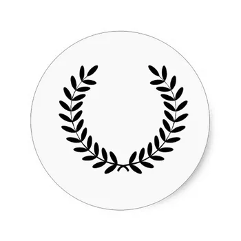 

3.8cm Laurel Wreath Stickers