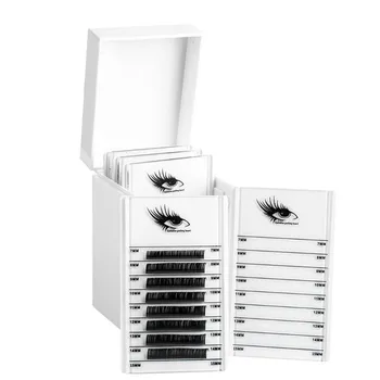 

5 Layers Eyelash Storage Box Makeup Display Container Eyelashes Holder Show Case Eyelash Transparent Box
