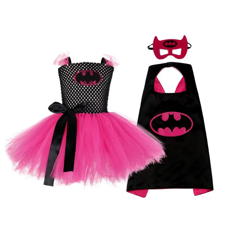Г. Платье-пачка с героями мультфильма «тролли» для девочек костюм Чудо-женщины, Бэтмен, Супермен, реквизит для костюмированной вечеринки, подарок на день рождения, Хэллоуин, от 2 до 10 лет - Цвет: Лаванда