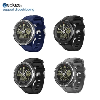 

New Zeblaze VIBE 4 Hybrid Flagship Rugged Smartwatch 50M Waterproof 33-month Standby Time 24h All-Weather Monitoring Smart Watch