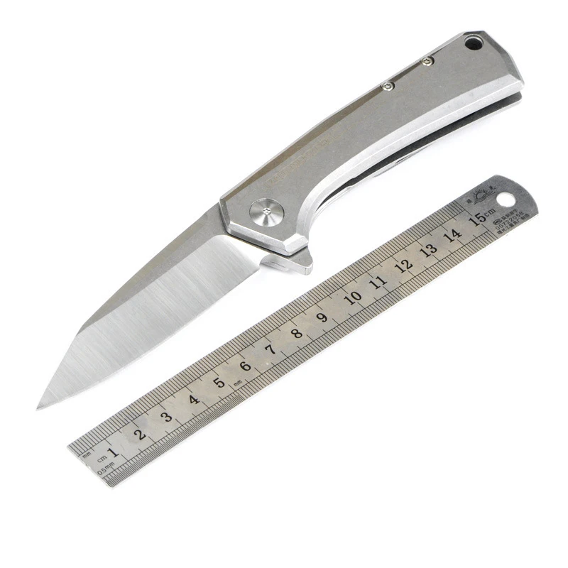 

ZT0808 Utility Folding Knife D2 Blade Steel Handle KVT Ball bearing Survival Hunting Pocket Knife Military Collection EDC Tool