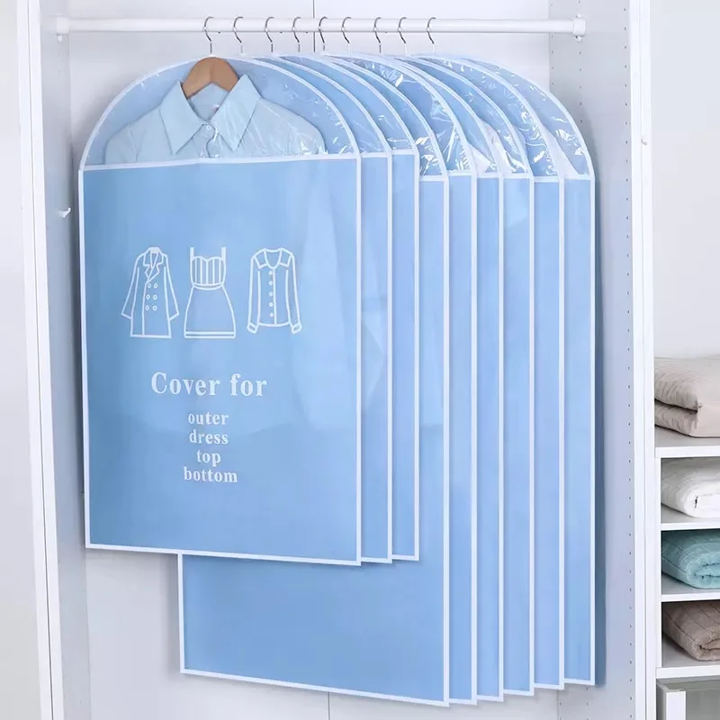 Clothing Covers Home Garment Dress Suit Clothes Dust-proof Cover Storage Bags Organizer Protect Clothes Dress Outer Supplies