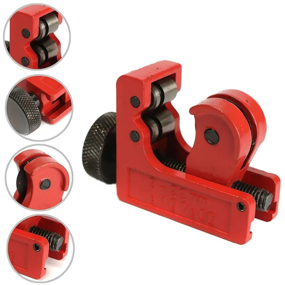

16mm(5/8") Mini Copper Aluminum Iron Metal Tube Tubing Slice Cutter Pipe Knife Cut Plumbing Tool Shear
