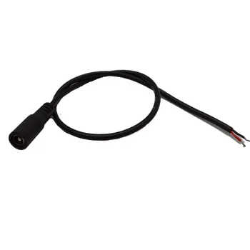 

High quality new 1000pcs 100CM DC Power Lead Female cable pigtail for CCTV camera power +Free Shipping